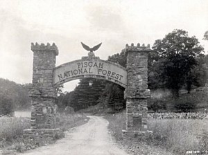Entrance to PIsgah National Forest